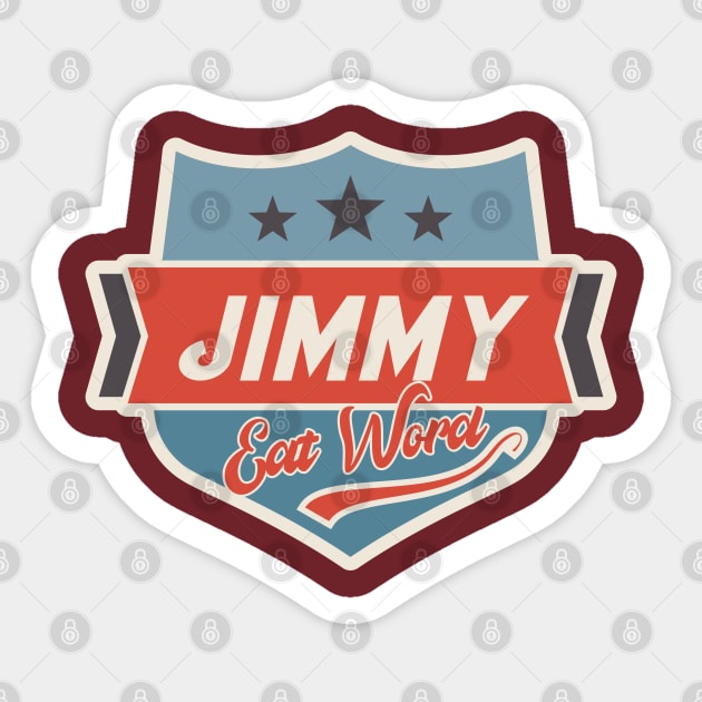 jimmy eat World Sticker by KOKOS PAPA